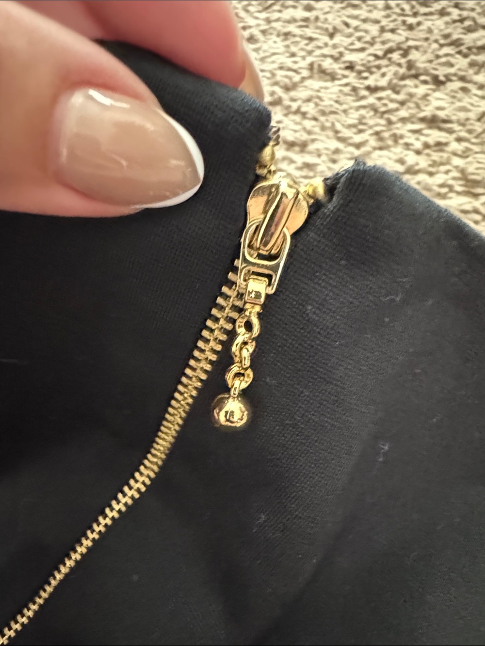 Kate Spade Black Sleeveless Midi Dress with White Bow Detail - Picture 4 of 4